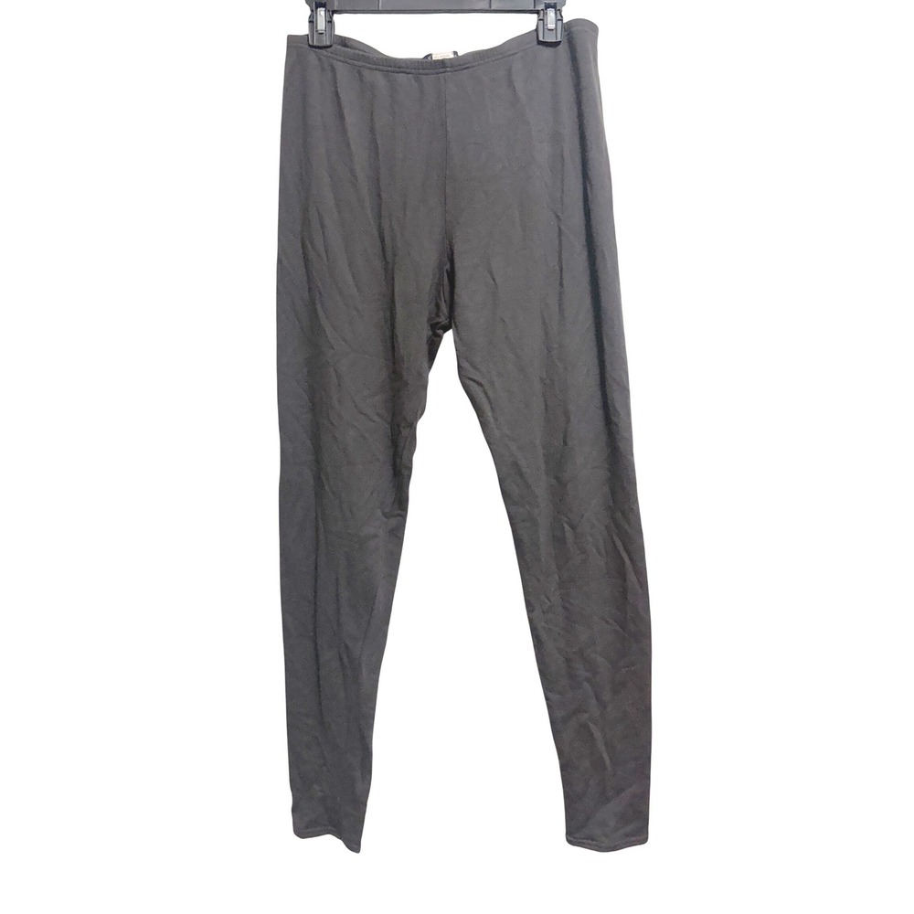 Cut Loose Supima Modal Fleece Leggings Charcoal Gray Slim Fit Cozy Pants XL